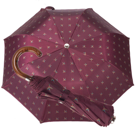 Oertel Handmade Taschenschirm - Ahorn - Ente Rot