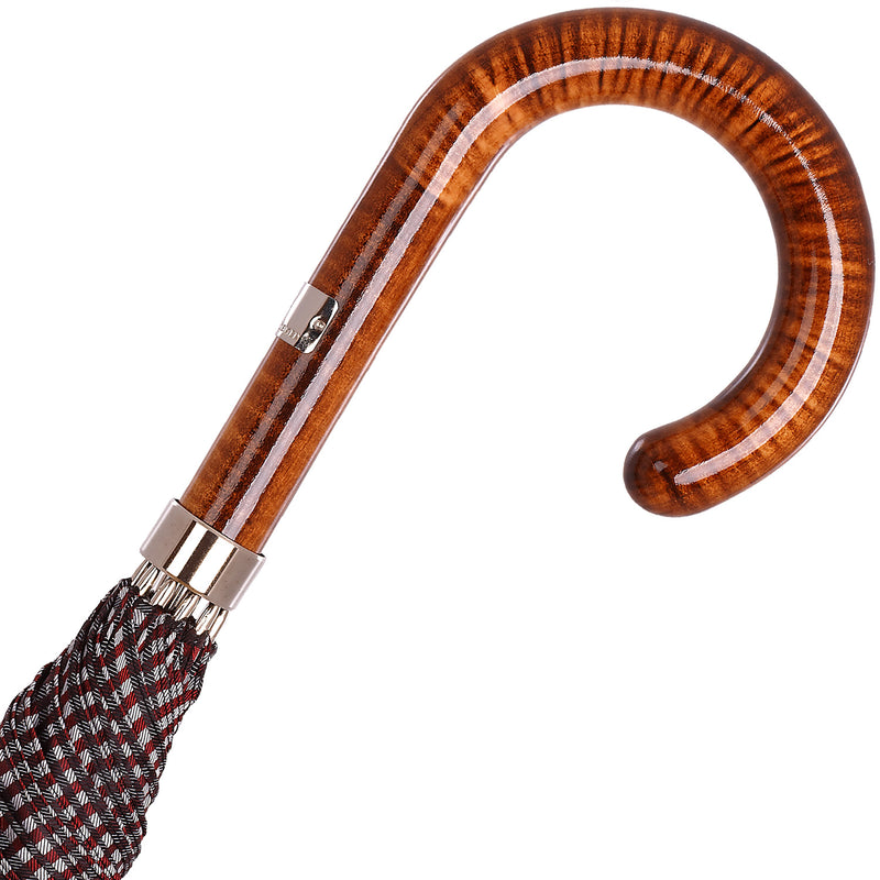 Oertel Handmade - Classic II - pepita black-red | European Umbrellas