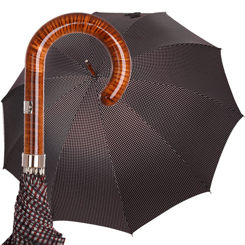 Oertel Handmade - Classic II - pepita black-red | European Umbrellas
