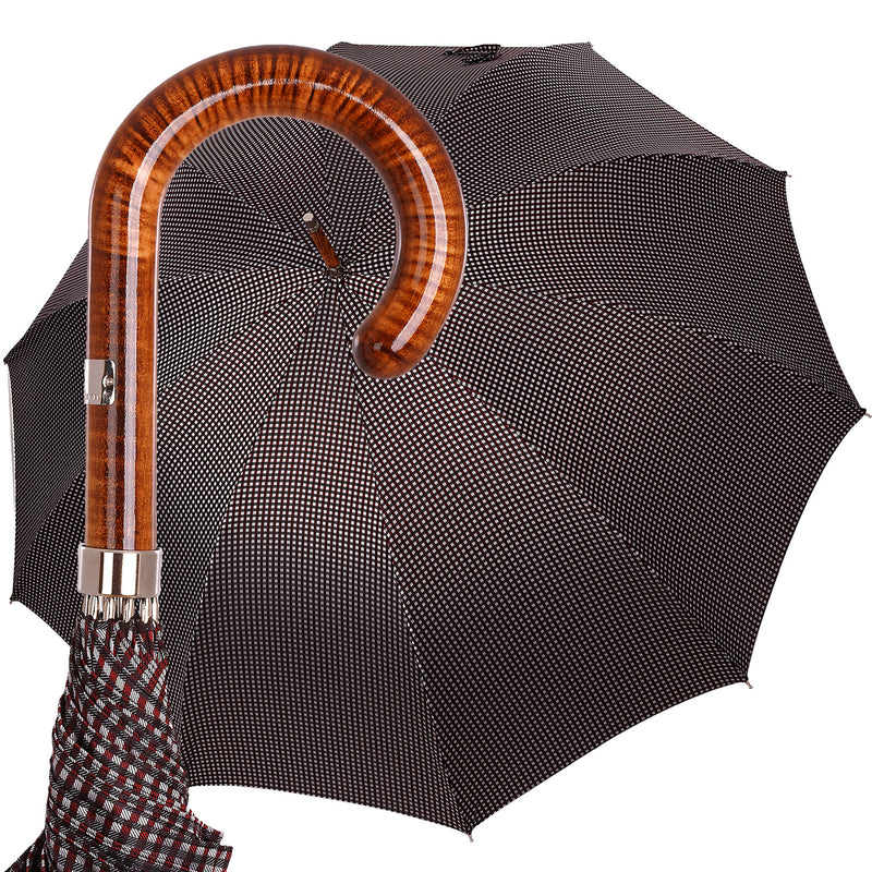 Oertel Handmade - Classic II - pepita black-red | European Umbrellas