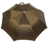 Oertel Handmade pocket umbrella maple - Stripes olive-blue | European Umbrellas