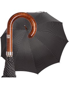 Oertel Handmade - Classic II - pepita black-grey | European Umbrellas