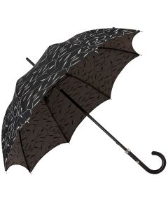 Oertel Handmade Ladies - Leafs - black | European Umbrellas