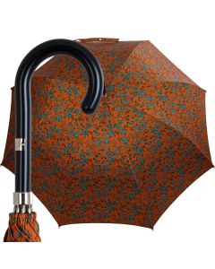 Oertel Handmade Damen Regenschirm - Doubleface Paisley orange/türkis