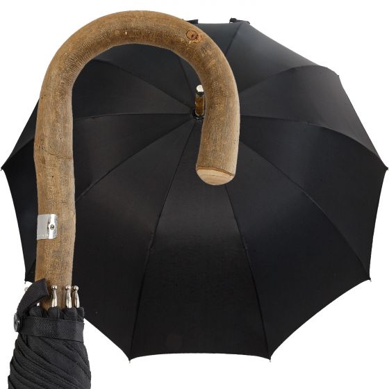 Oertel Handmade Regenschirm Classic - Esche - Rinde natur - übergroß