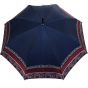 Oertel Handmade Damen Regenschirm - Satin Streifen - blau/rot