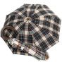 Oertel Handmade pocket umbrella Tartan cotton beige | European Umbrellas